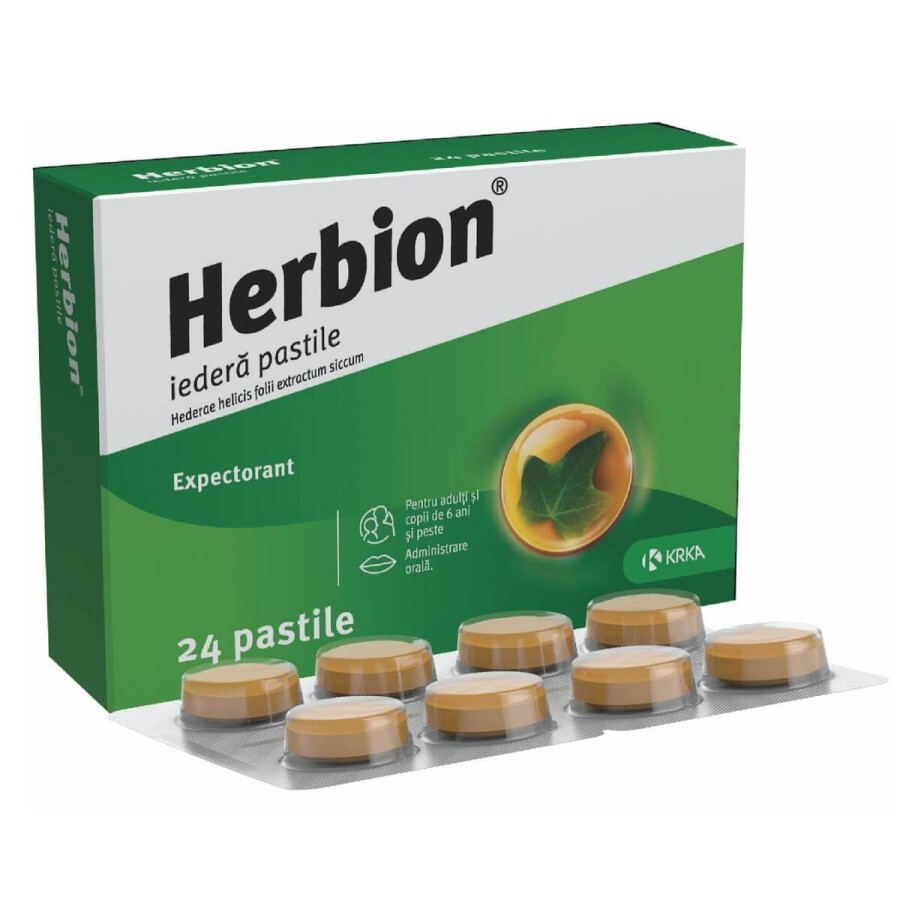 Herbion, 24 pastile, KRKA