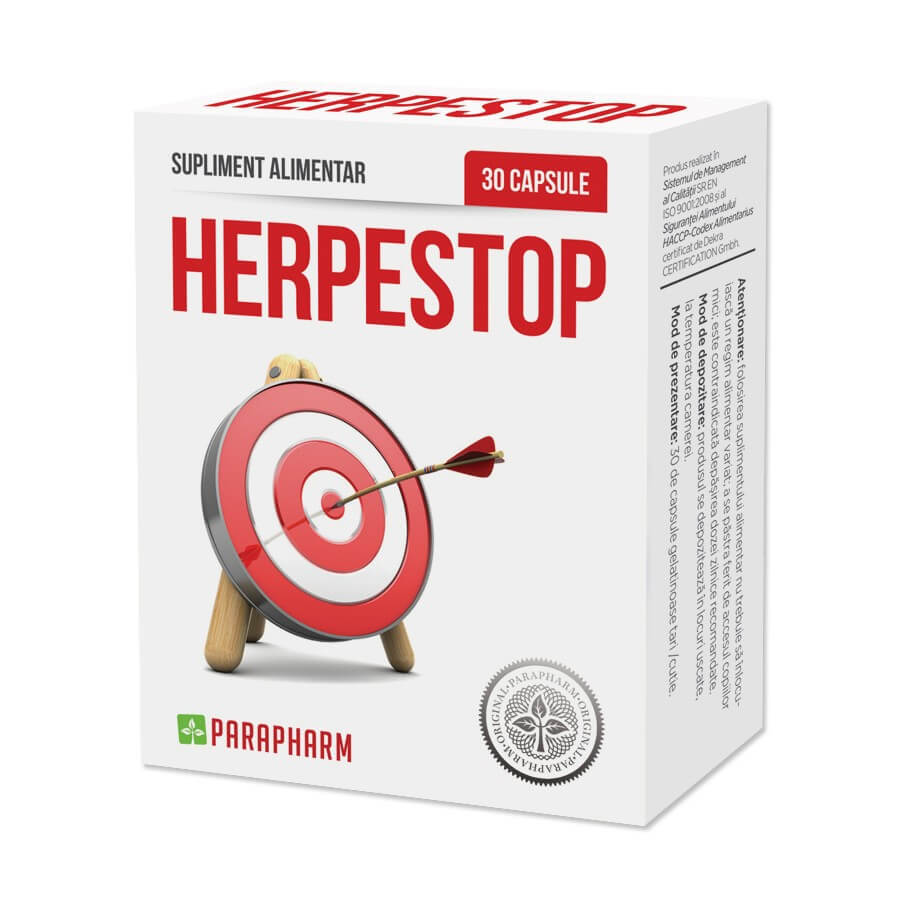 Herpestop, 30 capsule, Parapharm recenzii