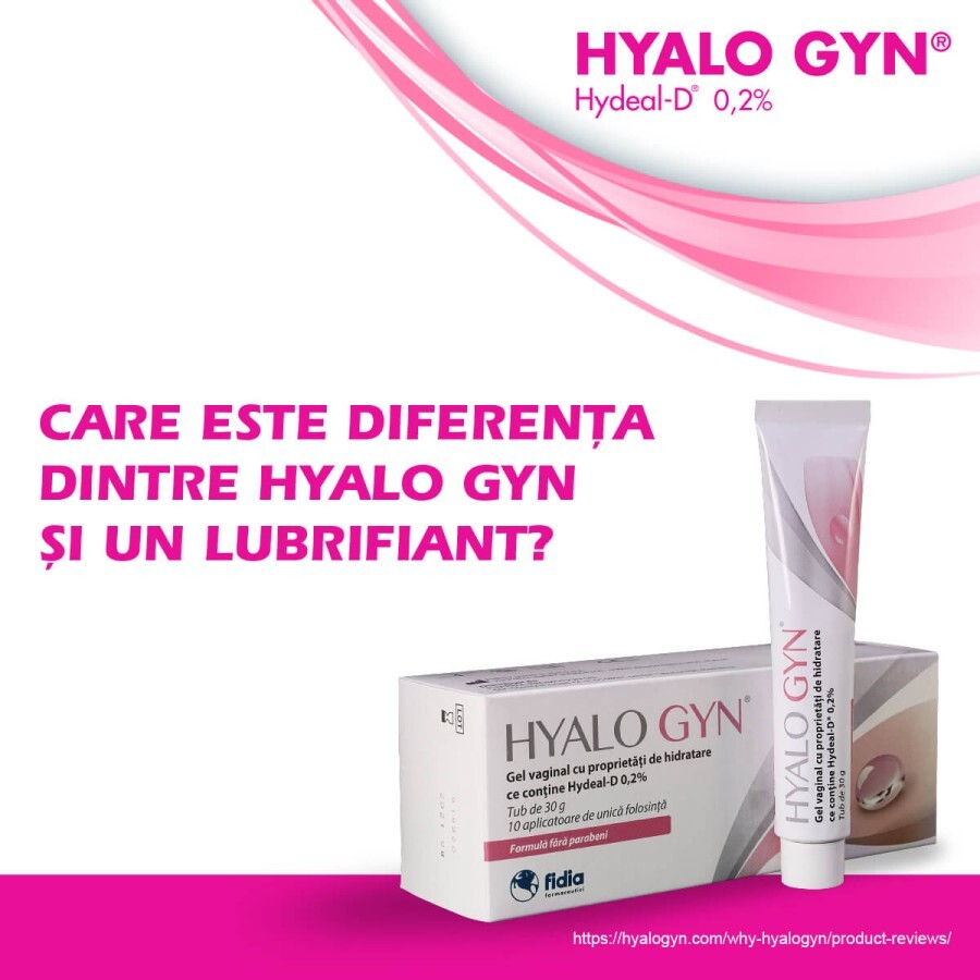 Hyalogyn Gel 30 g, 10 aplicatoare, Fidia Farmaceutici