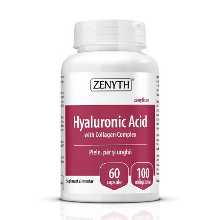 Hyaluronic Acid with Collagen Complex, 60 capsule, Zenyth