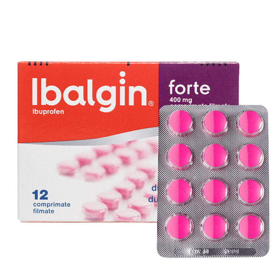 Ibalgin Forte 400 mg, 12 comprimate, Sanofi