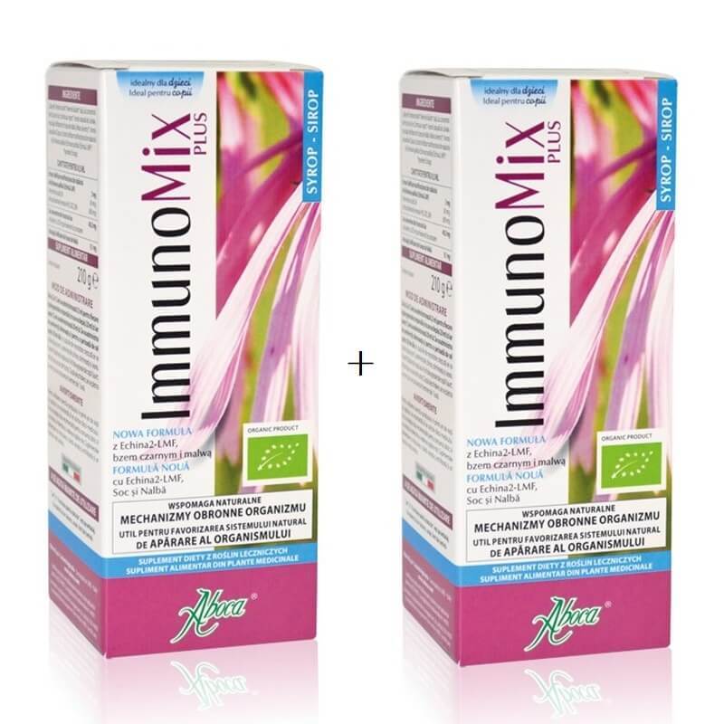 Immunomix Plus sirop pentru copii, 210 g, 1+1 50% reducere la al doilea produs, Aboca