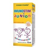 Imunostim Junior Advanced Kids Sirop, 125 ml, Cosmopharm