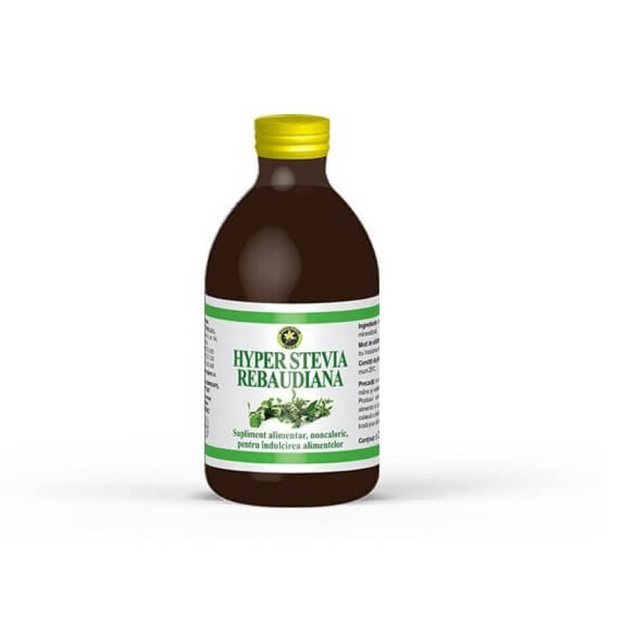 Indulcitor Hyper Stevia rebaudiana, 250ml, Hypericum recenzii