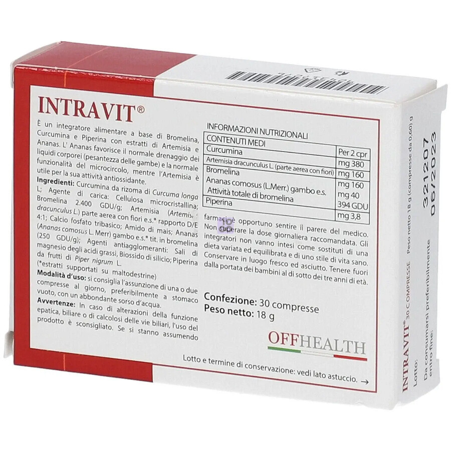 Intravit, 30 tabletten, OFF Italia