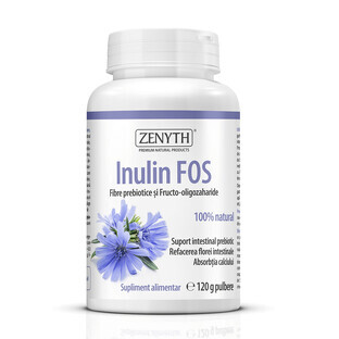 Inulin FOS pulbere, 120 g, Zenyth