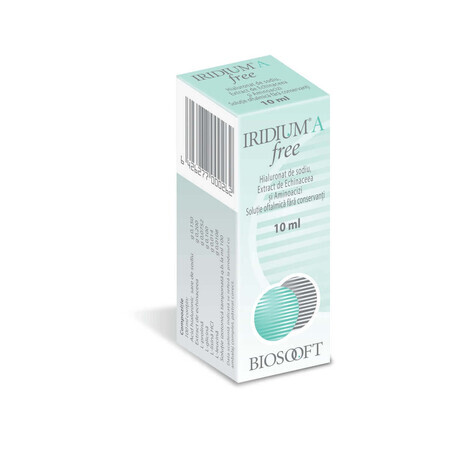 Iridium A Free soluție oftalmică, 10 ml, BioSooft Italia