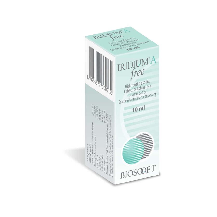 Iridium A Free soluție oftalmică, 10 ml, BioSoft Italia