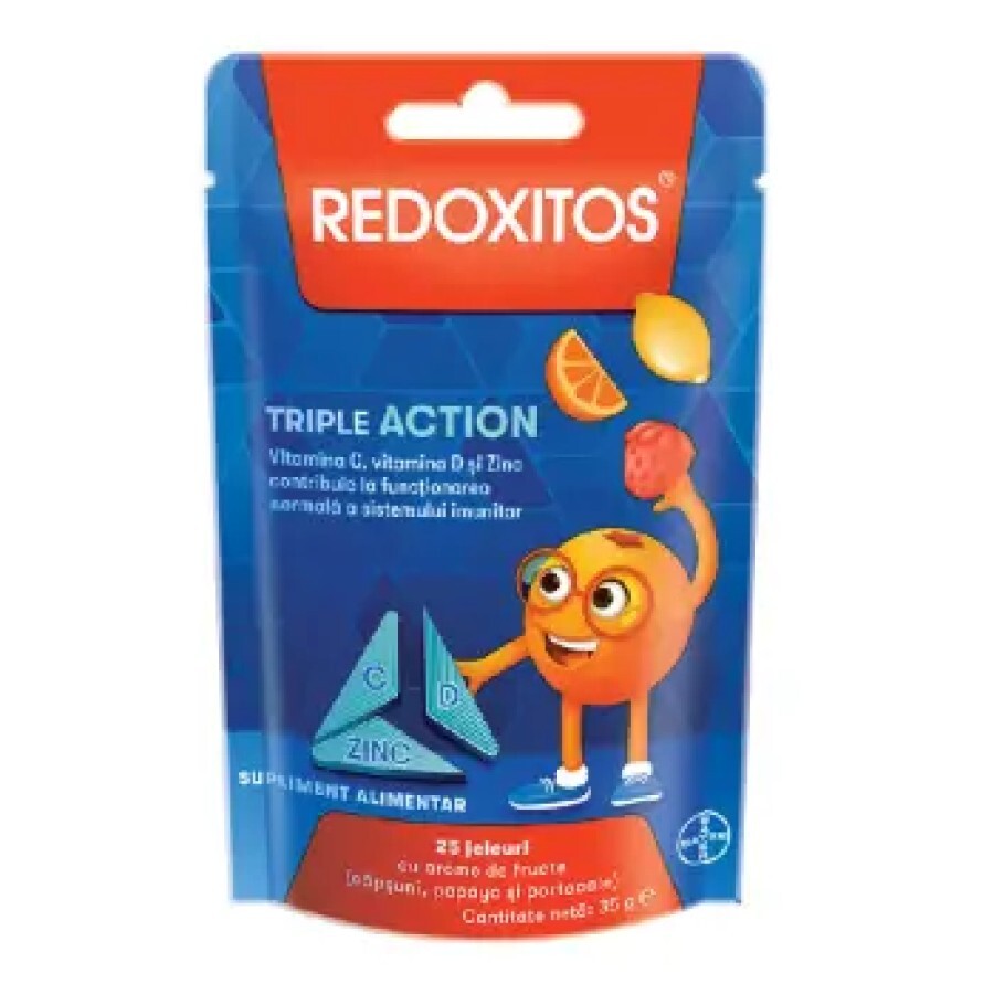 Redoxitos Triple Action, 25 de jeleuri, Bayer