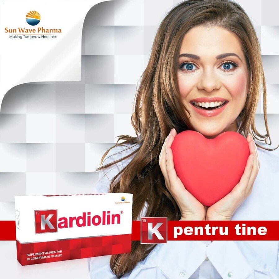 Kardiolin, 28 comprimate filmate , Sun Wave Pharma