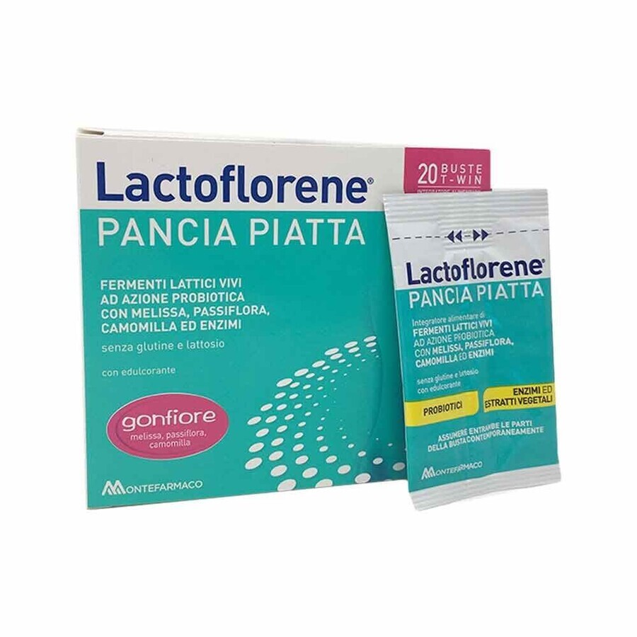 Lactoflorene abdomen plat, 20 plicuri, Montefarmaco