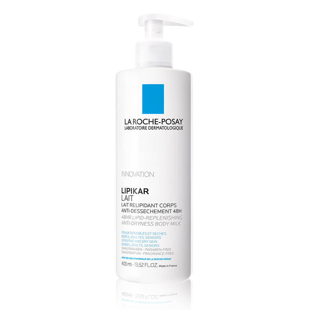 Lapte de corp relipidant anti-uscăciune cu efect de hidratare Lipikar, 400 ml, La Roche-Posay