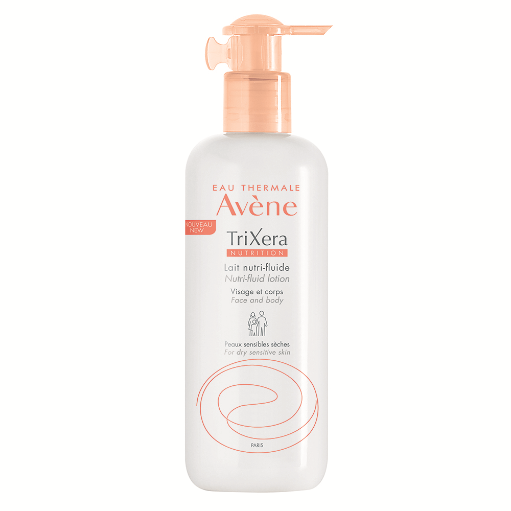 Lapte hidratant pentru piele sensibila si uscata TriXera Nutrition, 400 ml, Avene