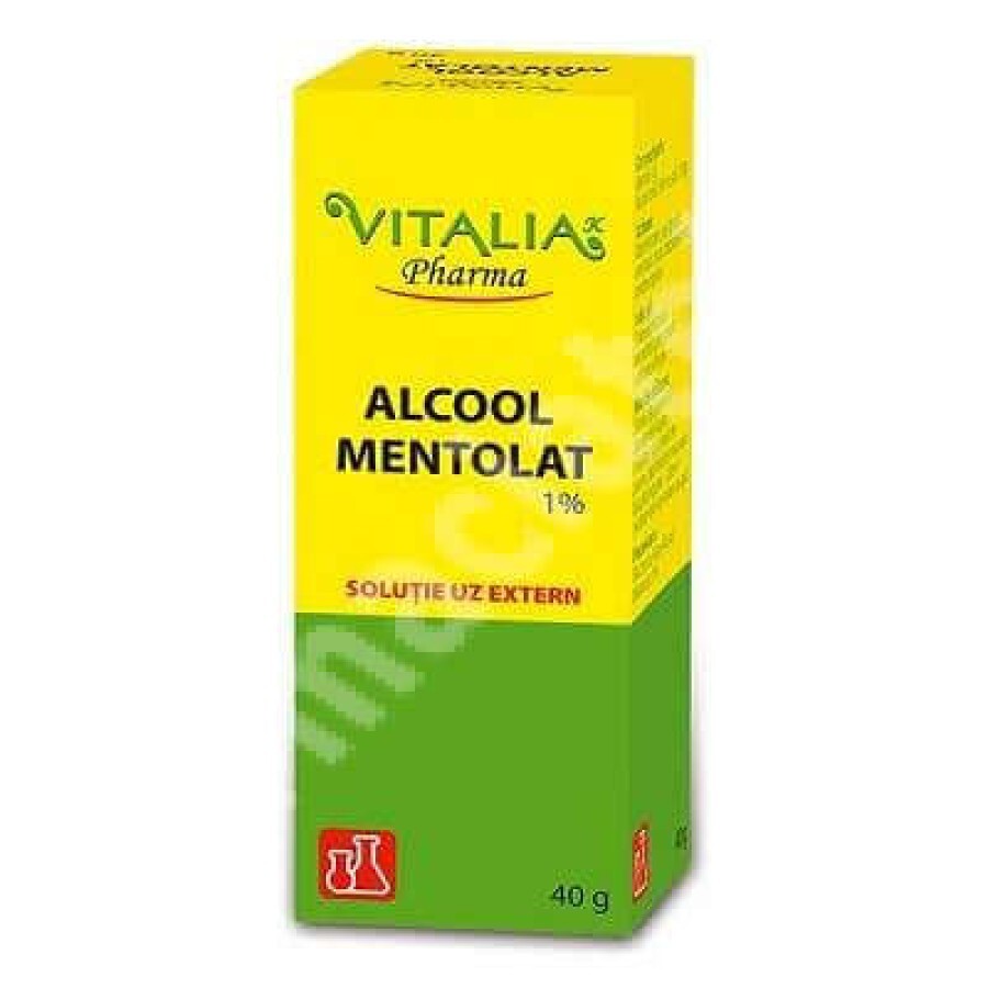 Alcool mentolat 1% Vitalia, 40 g, Viva Pharma