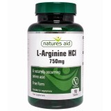 L-Arginine 750 mg, 90 comprimate, Natures Aid