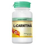 L-Carnitină, 30 capsule, Cosmopharm