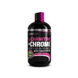 L-Carnitine + Chrome Liquid Portocale, 500 ml, Biotech USA