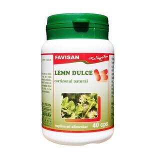 Lemn Dulce, 40 capsule, Favisan