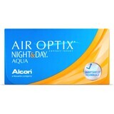 Lentile de contact Air Optix Night&Day Aqua, -1.75, 3 bucati, Alcon