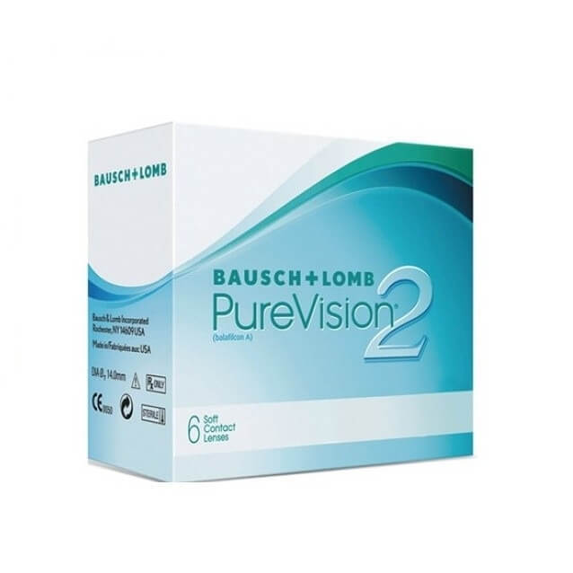 Lentile de contact silicon PureVision 2HD, -03.00, 6 bucati, Bausch Lomb