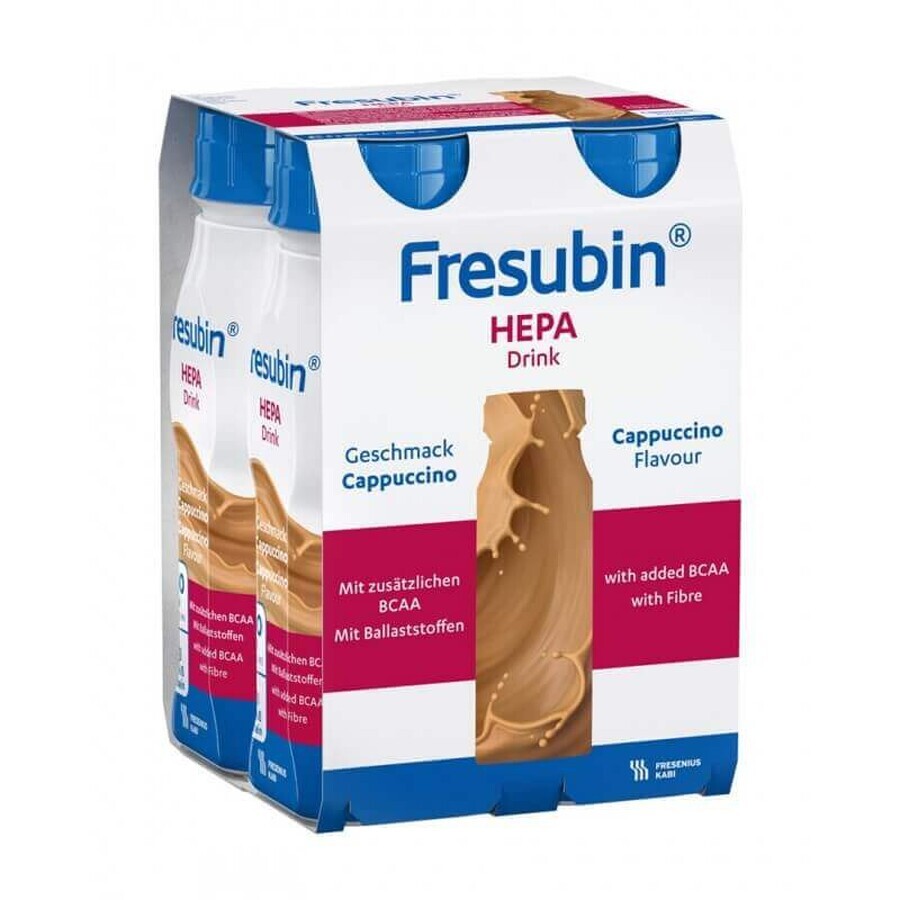 Fresubin Hepa Speciale voeding, 200 ml x 4, Fresenius Kabi Duitsland