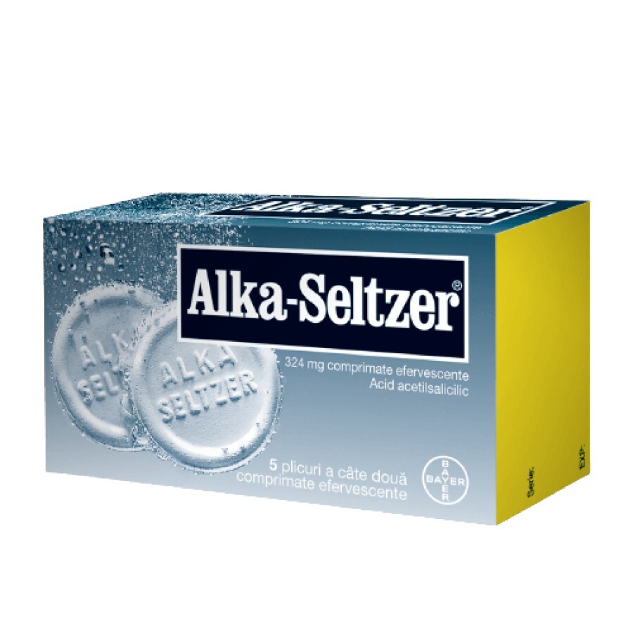 Alka-Seltzer, 10 comprimate, Bayer