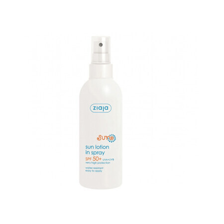 Lotiune spray rezistenta la apa SPF 50, 170 ml, Ziaja