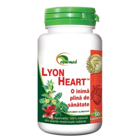 Lyon Heart, 50 tablete, Ayurmed