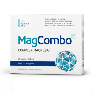 MagCombo Complex Magneziu 940 mg, 20 capsule, Visislim