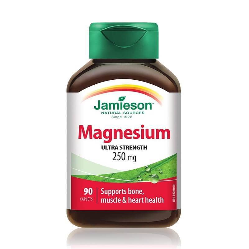 Magneziu 250mg, 90 capsule, Jamieson Vitamine si suplimente
