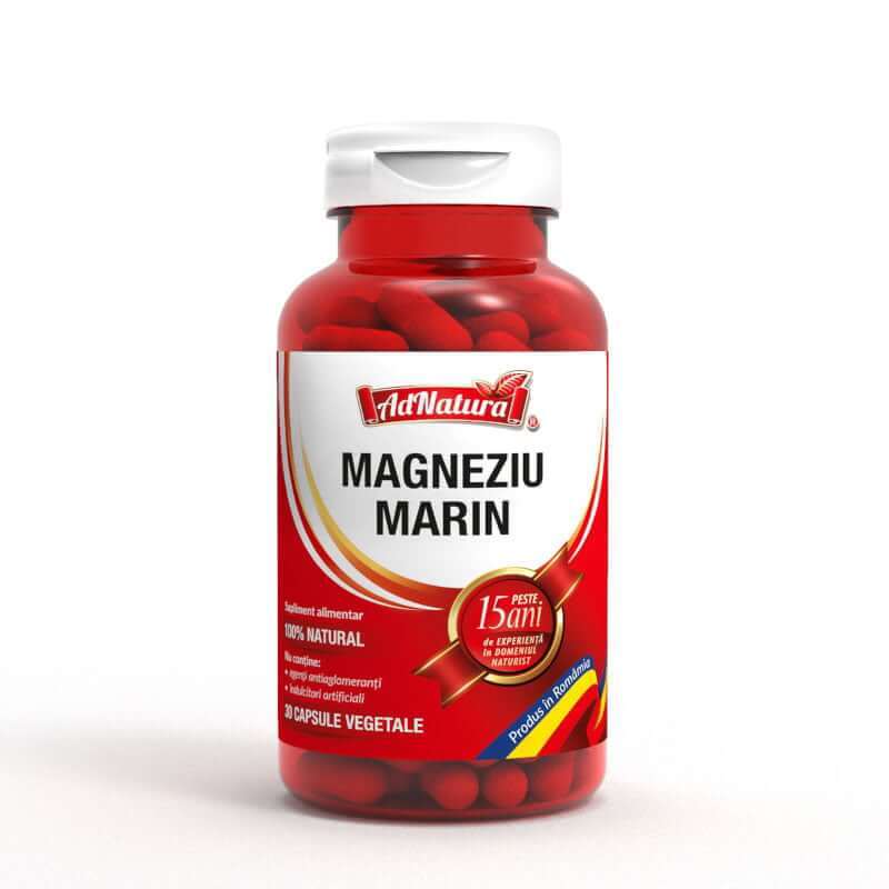 Magneziu Marin, 30 capsule, AdNatura