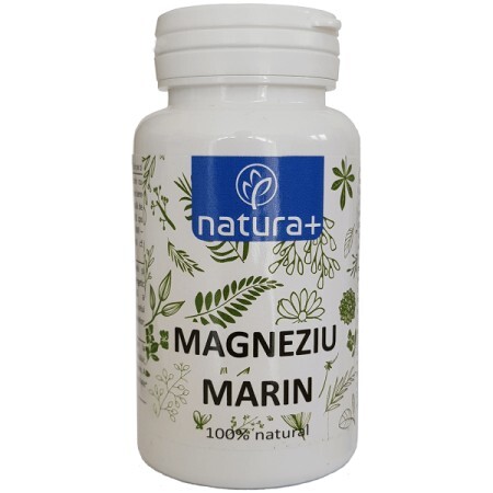 Magneziu marin, 60 capsule, Natura+