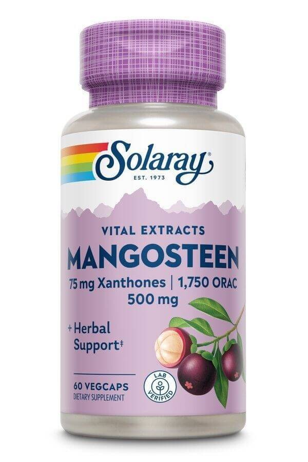 Mangosteen 500mg Solaray, 60 capsule, Secom