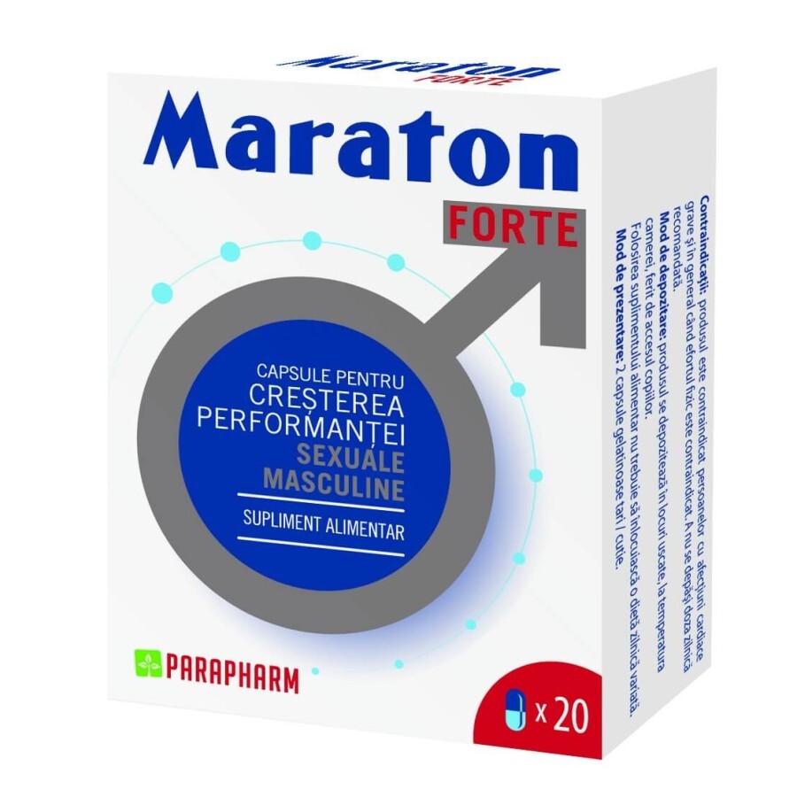 Maraton Forte, 20 capsule, Parapharm recenzii