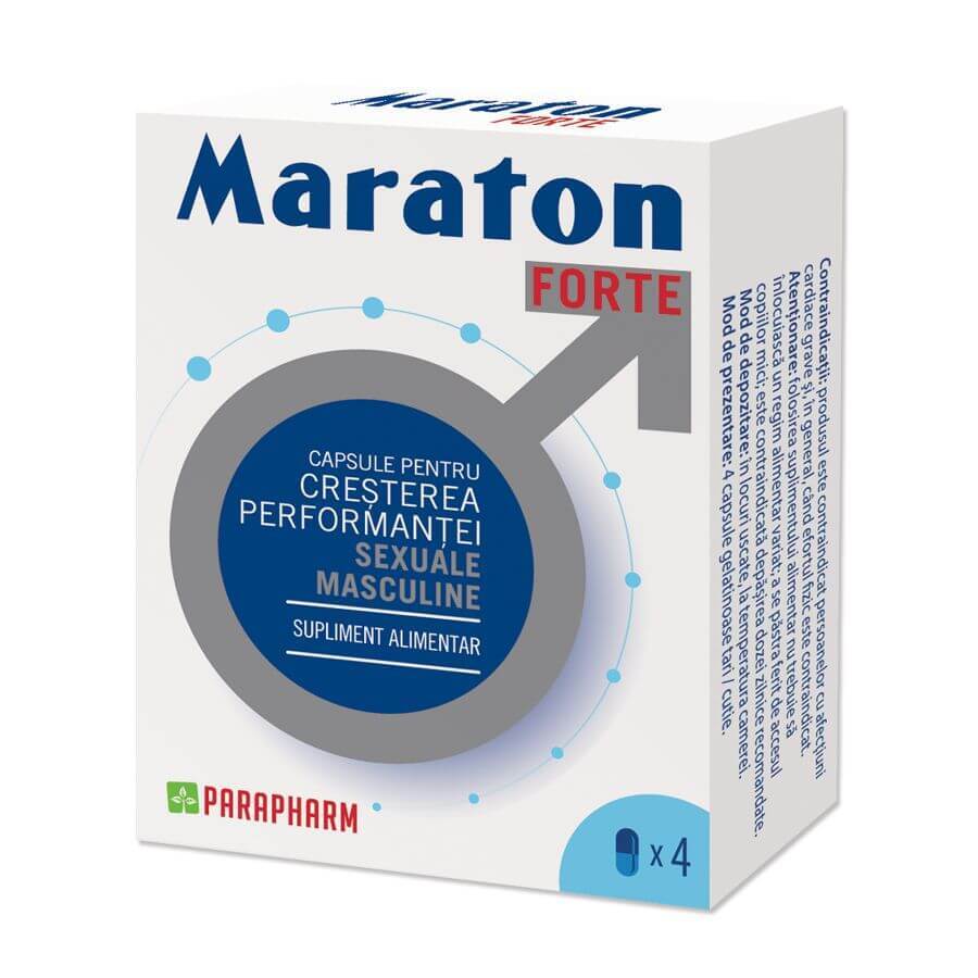 Maraton Forte, 4 capsule, Parapharm recenzii