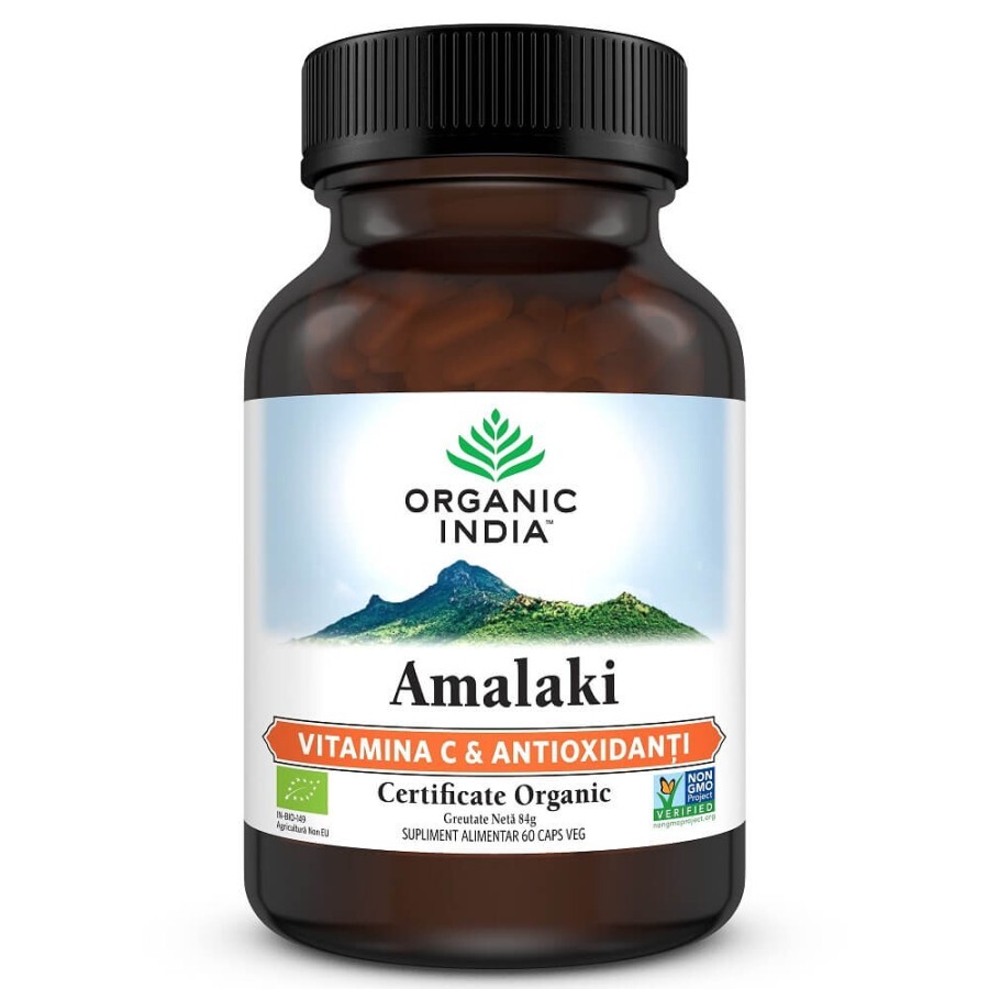 Amalaki Vitamina C si Antioxidanti Naturali, 60 capsule, Organic India