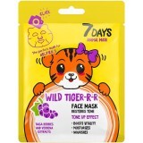 Masca de fata Wild Tiger-r-r, 28g, 7 Days