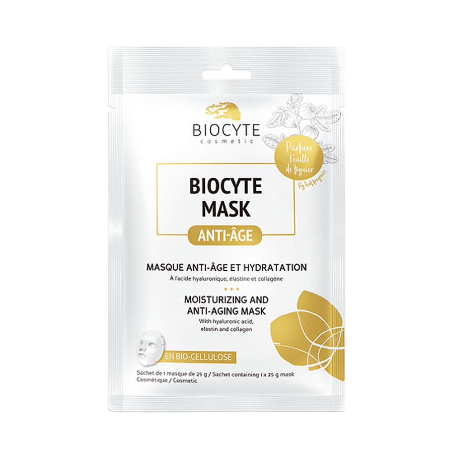 Moisturizing mask with hyaluronic acid, elastin and collagen, 25 g, Laboratoire Biocyte