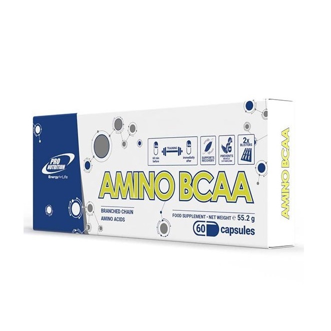 Amino BCAA, 60 capsule, Pro Nutrition Vitamine si suplimente