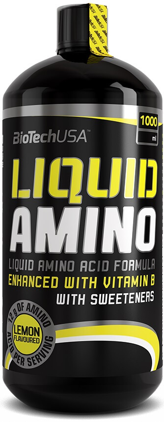 Amino Liquid Nitron cu aroma de lamaie, 1000 ml, Biotech USA Vitamine si suplimente