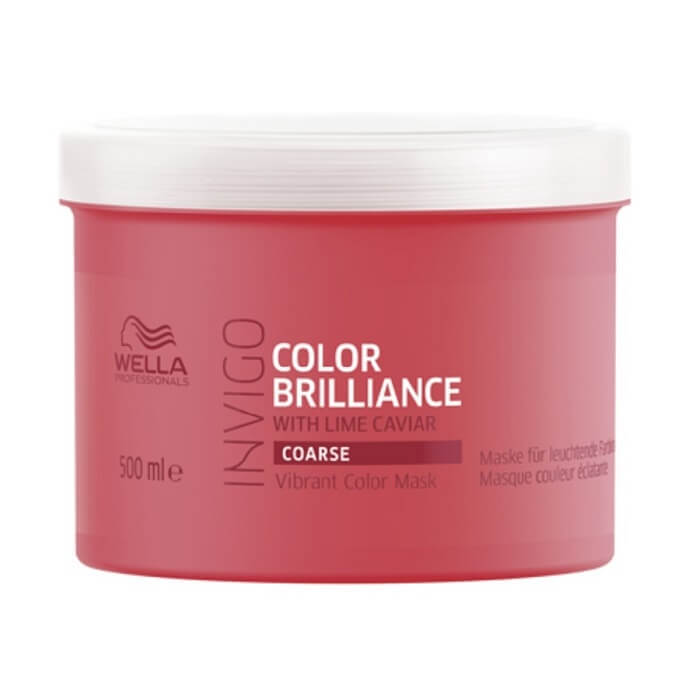 Masca pentru par vopsit Invigo Color Brilliance Coarse, 500 ml, Wella Professionals