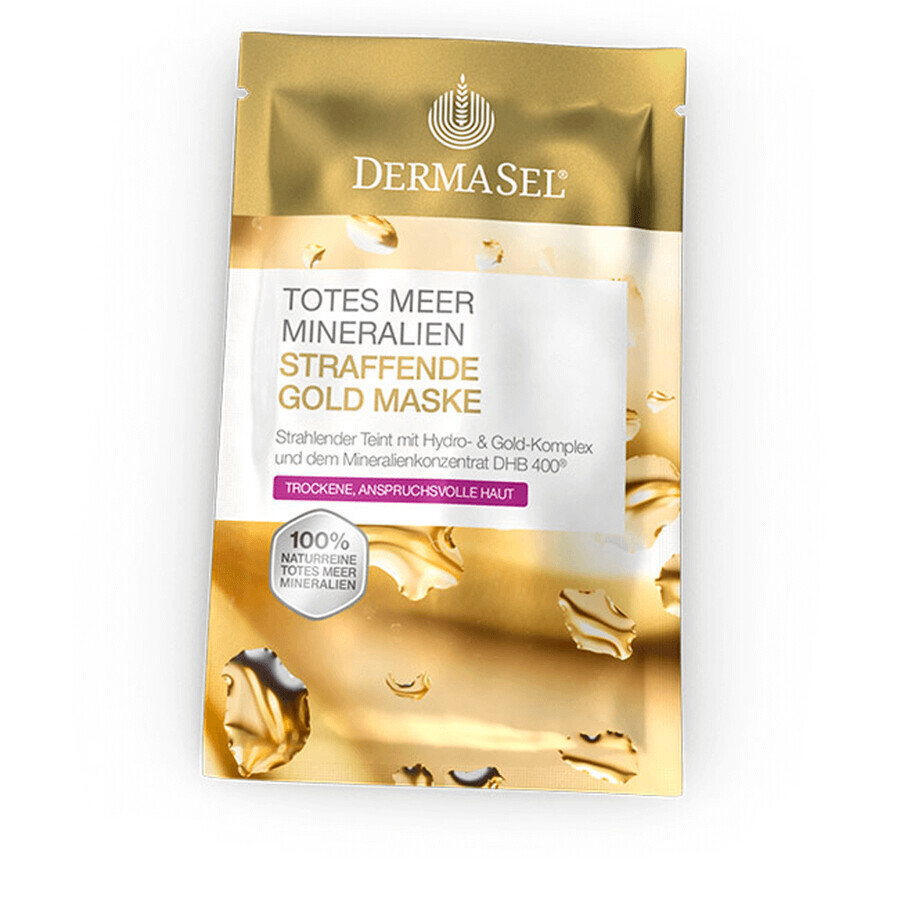 Masca regeneranta si pentru fermitate cu aur Exklusiv, 12 ml, DermaSel