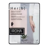 Masca-manusa reparatoare si relaxanta pentru maini Herb, 2 x 8 g, Iroha