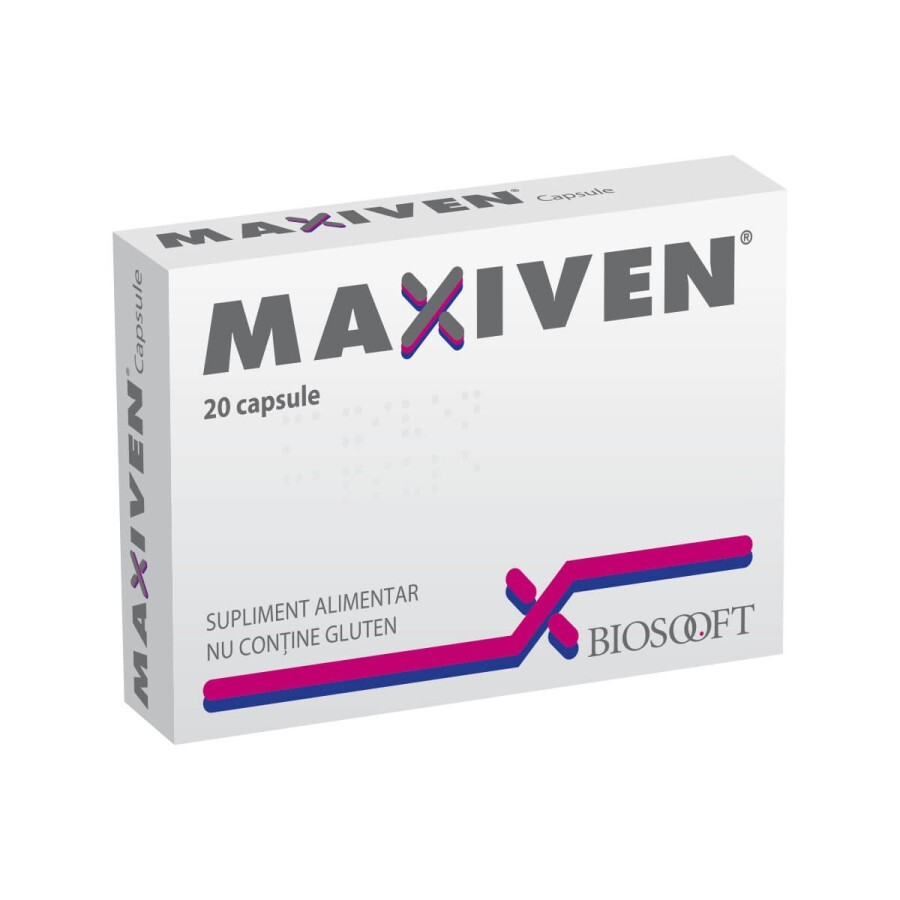 Maxiven, 20 capsule, Biosooft recenzii
