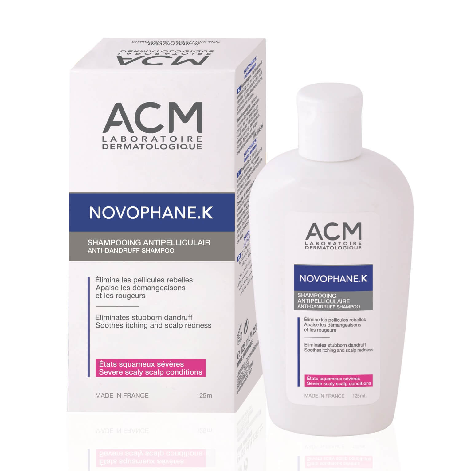 Șampon antimătreață Novophane K, 125 ml, Acm Frumusete si ingrijire