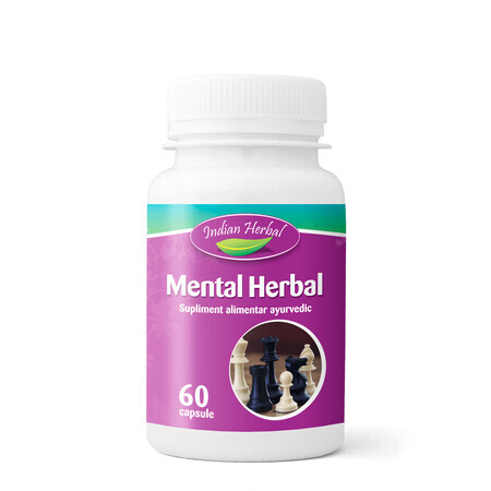Mental Herbal, 60 capsule, Indian Herbal