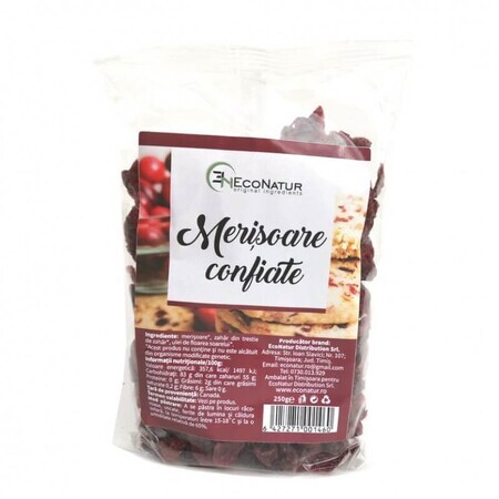 Merișoare confiate, 250 g, Econatur