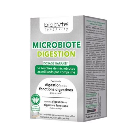 Microbiote Digestion, 20 comprimate, Biocyte