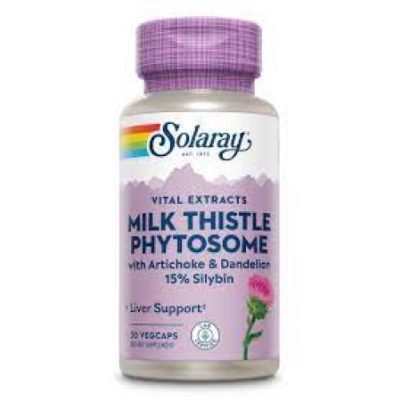 Milk Thistle Phytosome Solaray, 30 capsule, Secom