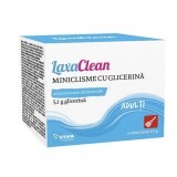 Miniclisme cu glicerină pentru adulți  LaxaClean, 6 bucăți, Viva Pharma
